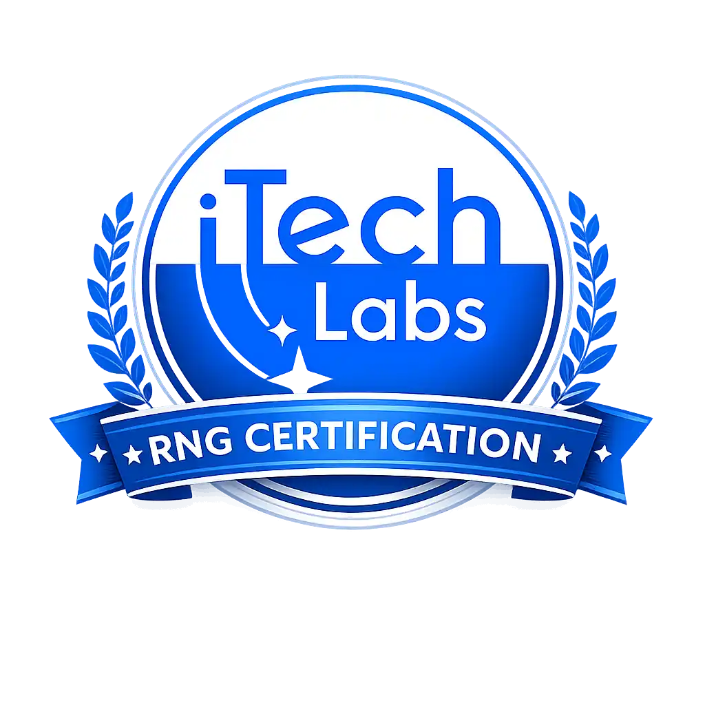 iTech Labs RNG certification badge