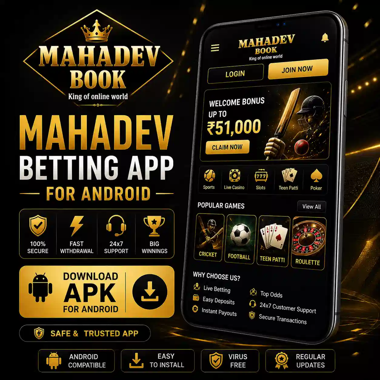 Download Mahadev Betting App APK for Android